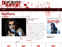 Tablet Screenshot of deadtoselfradio.com